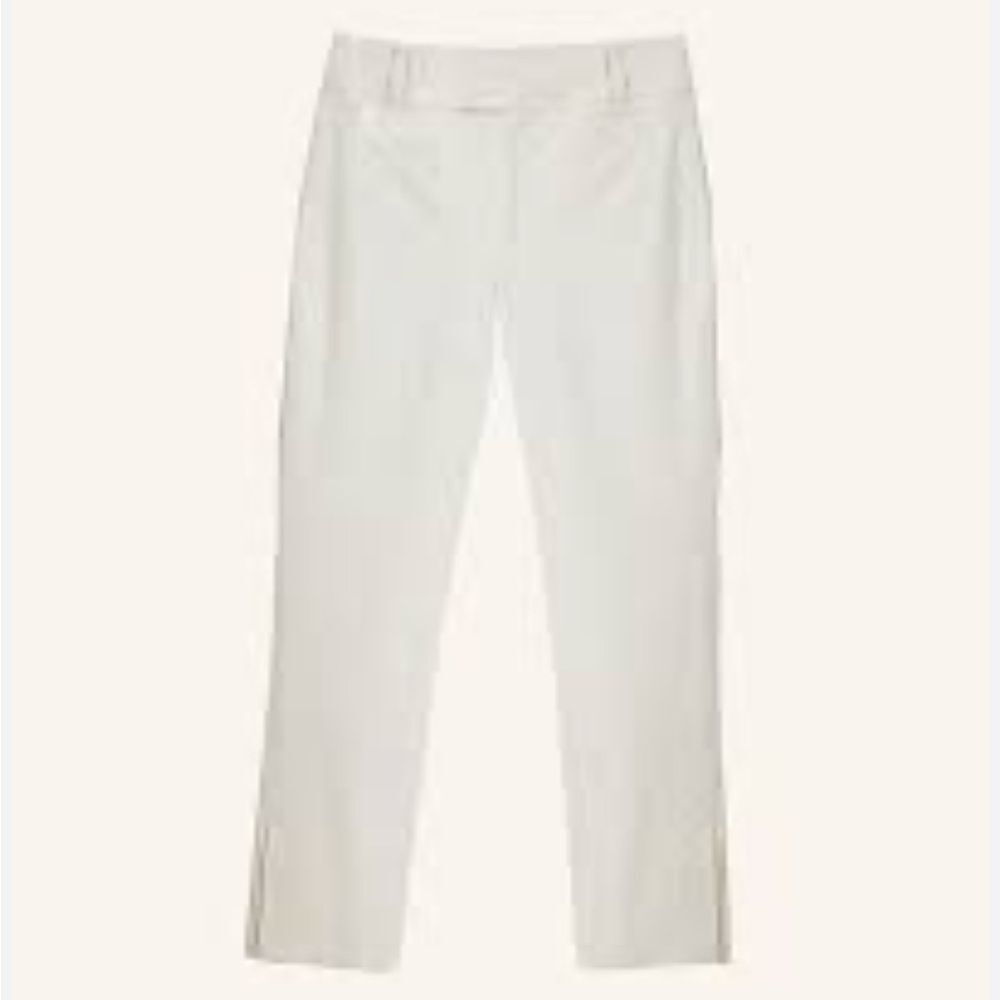 NWOT new Isabel Marant Lovida khaki stretch Cotton Pants high rise sz 38 - Picture 2 of 14